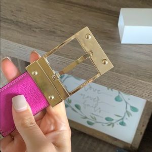 Gucci pink belt